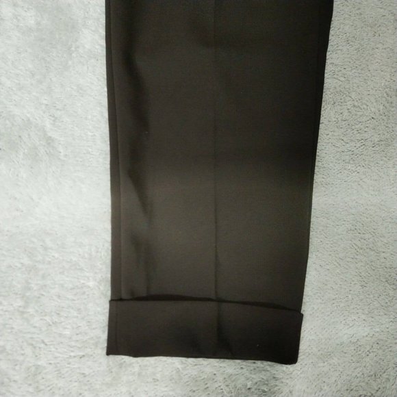 Reiss Trousers Mens 34 (34x28) Dark Aubergine Wool Nakata Drawstring Relaxed - Picture 14 of 16